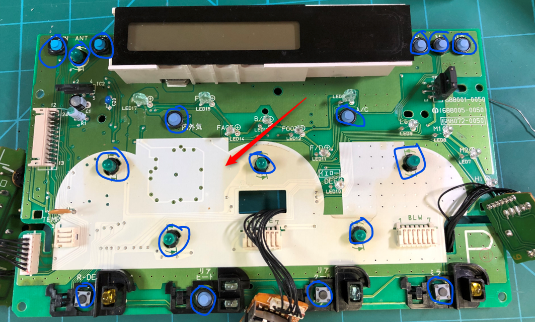 100 Series LC/LX470 AC Controls Refresh Kit