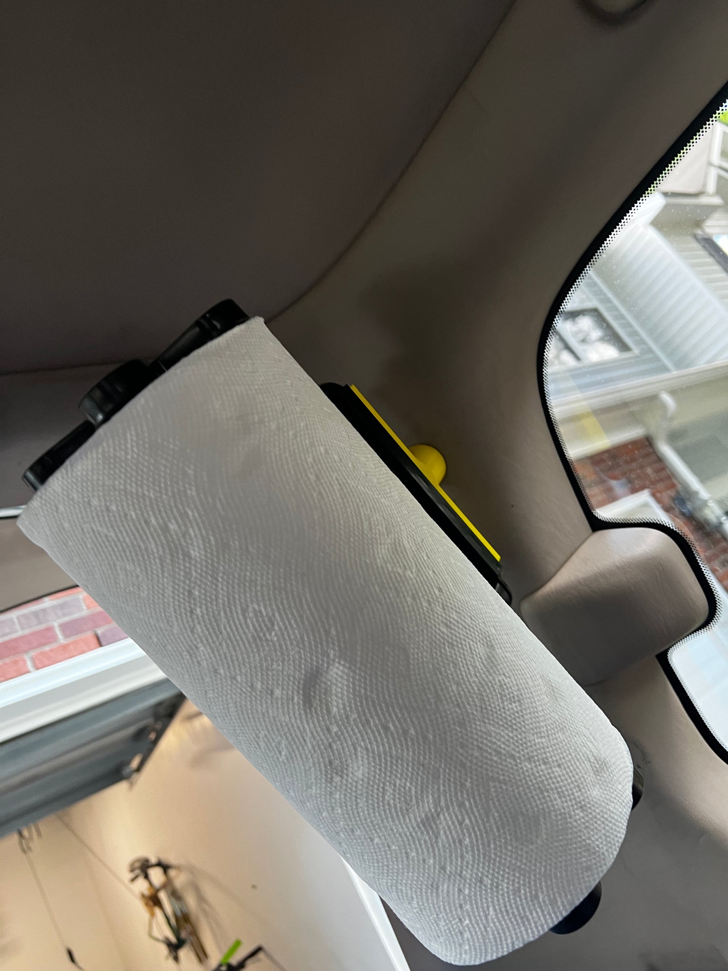 100 Series LC/LX Third Row Seatbelt Paper Towel Mount